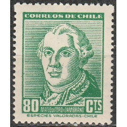 Chile 1953. Mateo de Toro Zambrano, Roayal Governor of Chile