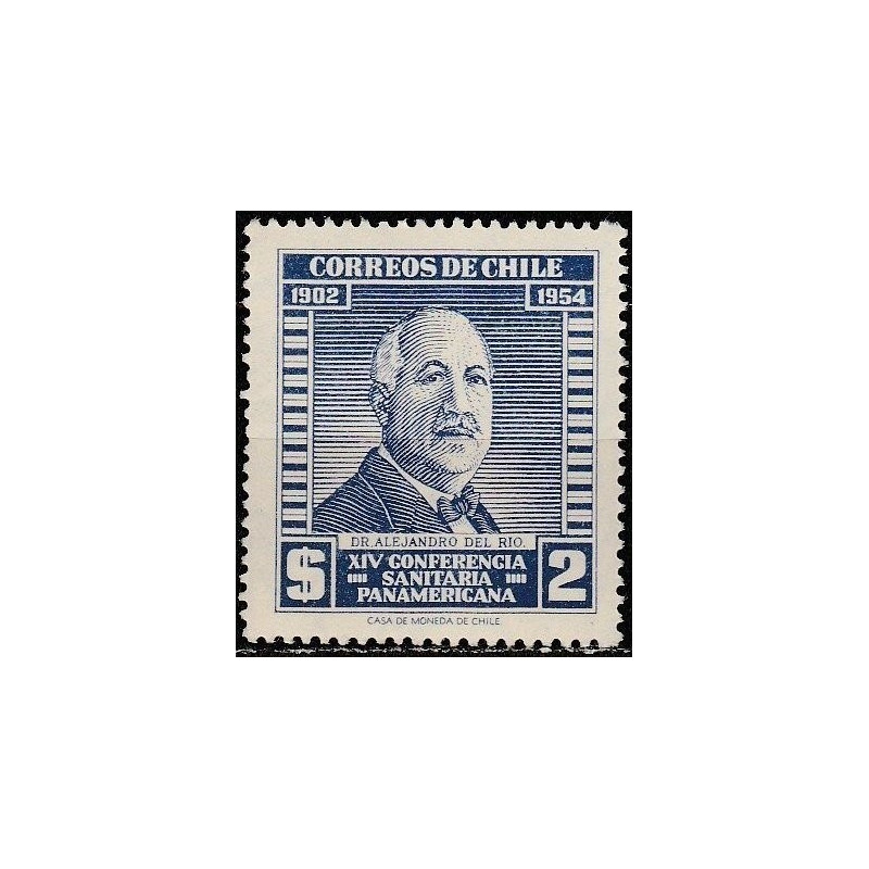 Čilės pašto ženklai (1955). Medicinos konferencija