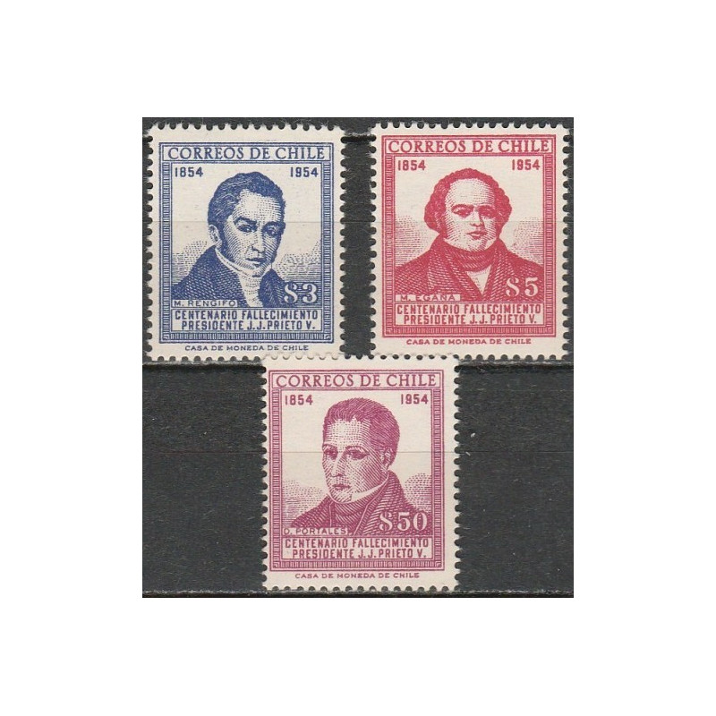 Chile stamps (1955) for sale. Presidents