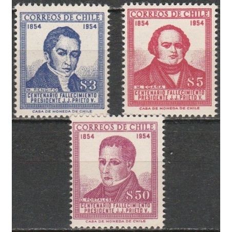 Chile stamps (1955) for sale. Presidents