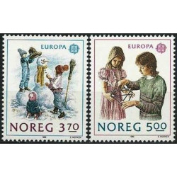 Norvegijos pašto ženklai (1989). Vaikų žaidimai