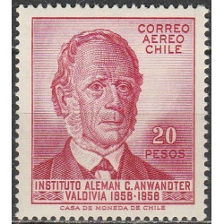 Čilės pašto ženklai (1959). Vokietijos politikas Carl Anwandter