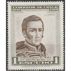 Chile stamps (1960) for sale. President José Miguel Carrera