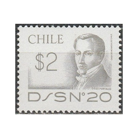 Čilės pašto ženklai (1981). Žymūs politikai (Diegas Portales)