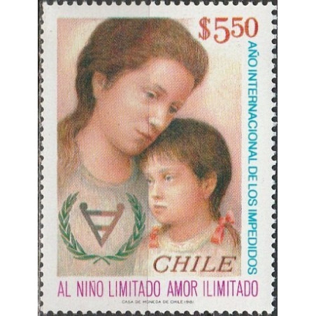 Chile stamps (1981) for sale. International Year of disabled people