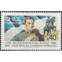 Chile stamps (1985) for sale. General Verdugo