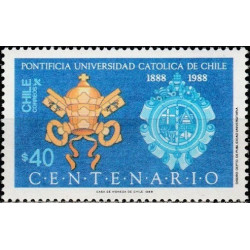 Chile stamps (1988) for sale. Catholic University