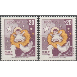 Chile stamps (1988) for sale. Christmas