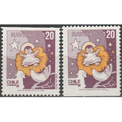 Chile stamps (1988) for sale. Christmas