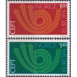 Norvegijos pašto ženklai (1973) - Fantastiškos Europa ženklų kainos‎