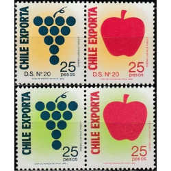 Chile stamps (1989) for sale. Fruits and berries (exports)
