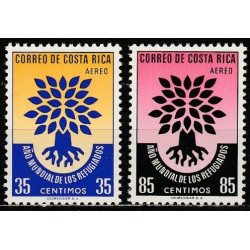 Kosta Rikos pašto ženklai (1960). Pasauliniai pabėgėlių metai
