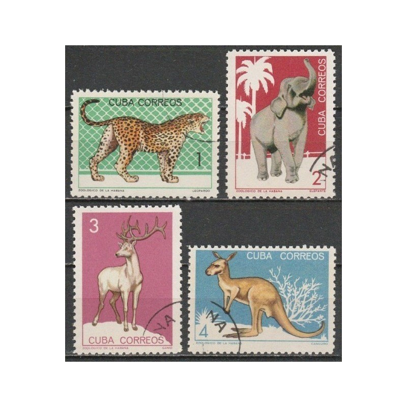 Kubos pašto ženklai (1964). Havanos zoologijos sodo fauna