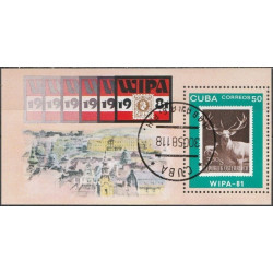 Kubos pašto ženklai (1981). Filatelijos paroda WIPA