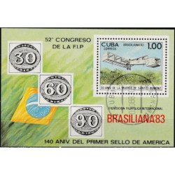 Kubos pašto ženklai (1983). Filatelijos paroda BRASILIANA
