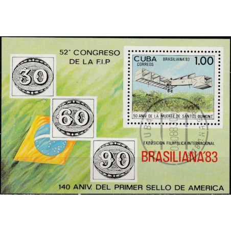 Cuba stamps (1983) for sale. Philatelic exhibition BRASILIANA