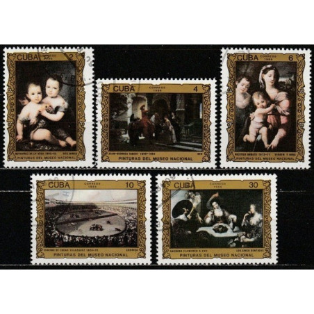 Cuba stamps (1986) for sale. Paintings