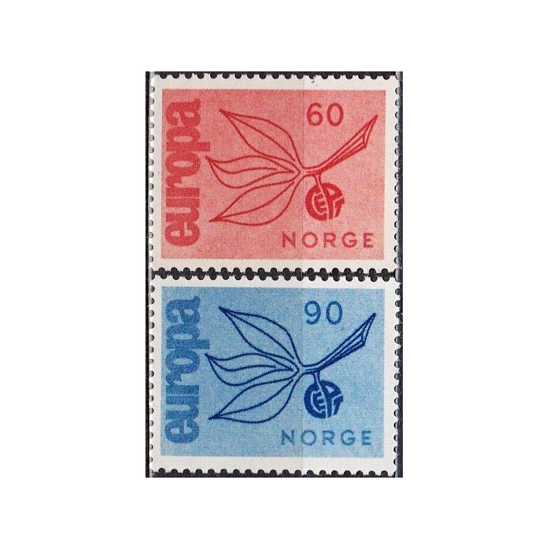 Norvegijos pašto ženklai (1965) - Fantastiškos Europa ženklų kainos‎