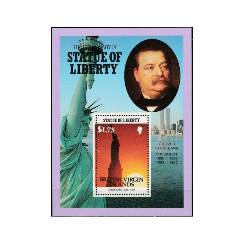 British Virgin Islands 1986. Centenary of Statue of Liberty
