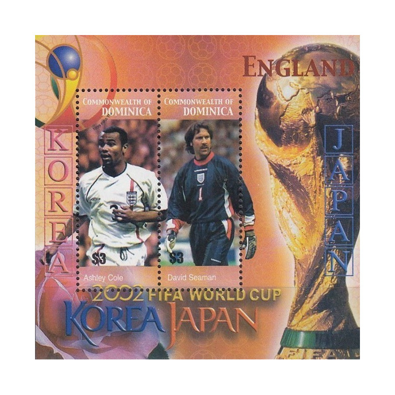 Dominica stamps (2001) for sale. FIFA World Cup Korea Japan