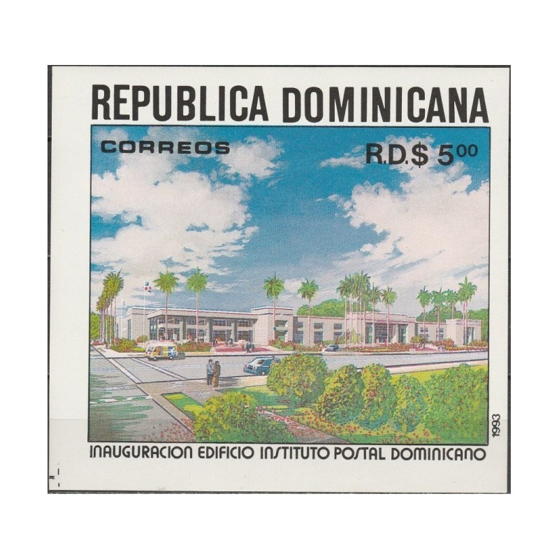 Dominikos respublikos pašto ženklai (1993). Naujasis pašto pastatas