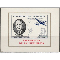 Ecuador 1949. Franklin D. Roosevelt (32nd President of the US)