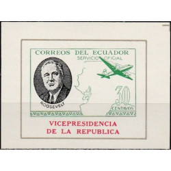 Ecuador 1949. Franklin D. Roosevelt (32nd President of the US)