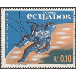 Ekvadoro pašto ženklai (1966). Kosmoso tyrinėjimai