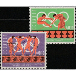 Ekvadoro pašto ženklai (1966). Olimpinių žaidynių istorija