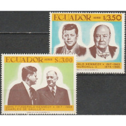 Ekvadoro pašto ženklai (1967). Džonas Fidžeraldas Kenedis