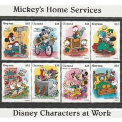Guyana stamps (1995) for sale. Disney Characters at Work