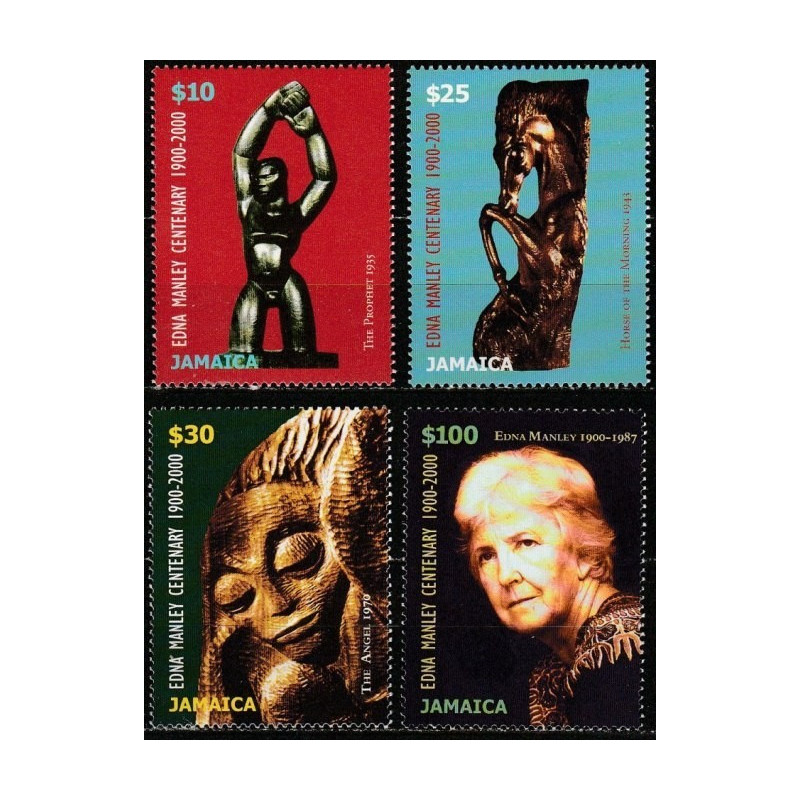 Jamaica stamps (2000) for sale. Sculptures
