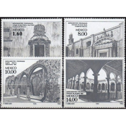 Meksikos pašto ženklai (1982). Kolonijinė architektūra