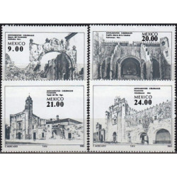 Meksikos pašto ženklai (1983). Kolonijinė architektūra