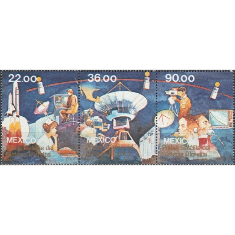 Mexico stamps (1985) for sale. Artificial satellite Morelos