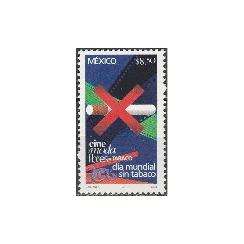 Mexico stamps (2003) for sale. Non-smoking day