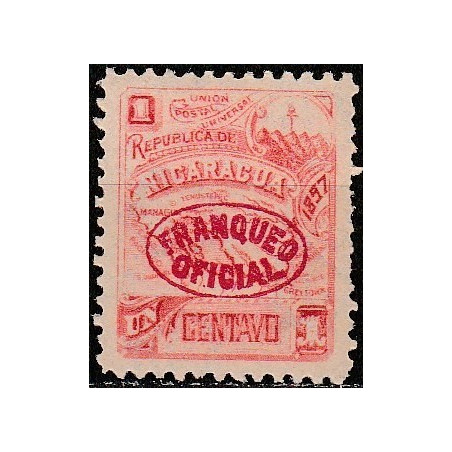 Nicaragua stamps (1897) for sale. Postage revenue stamp (watermarked)