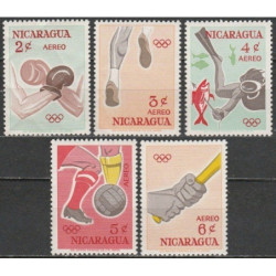 Nikaragvos pašto ženklai (1963). Tokijo vasaros olimpinės žaidynės