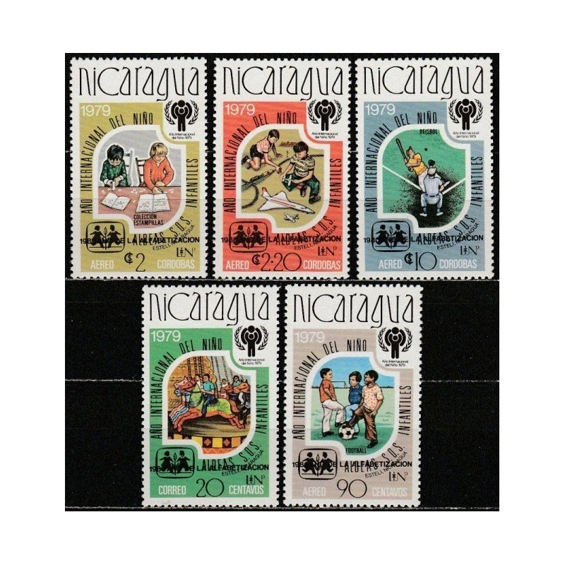 Nicaragua stamps (1980) for sale. Education (children games)