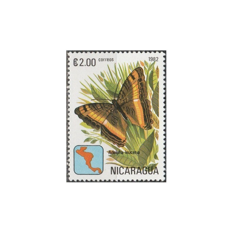 Nicaragua stamps (1982) for sale. Butterfly