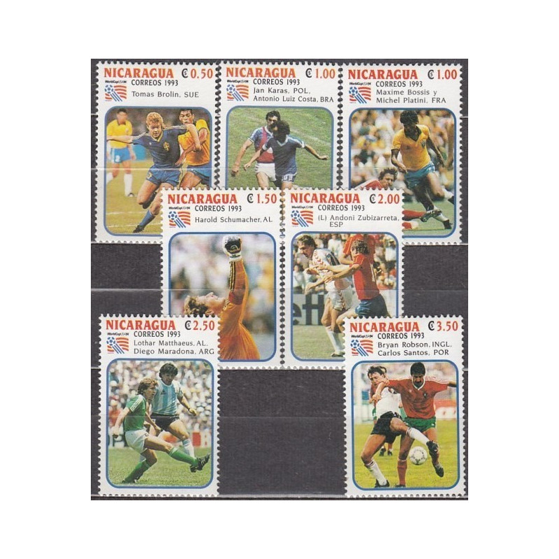 Nicaragua stamps (1994) for sale. FIFA World Cup USA
