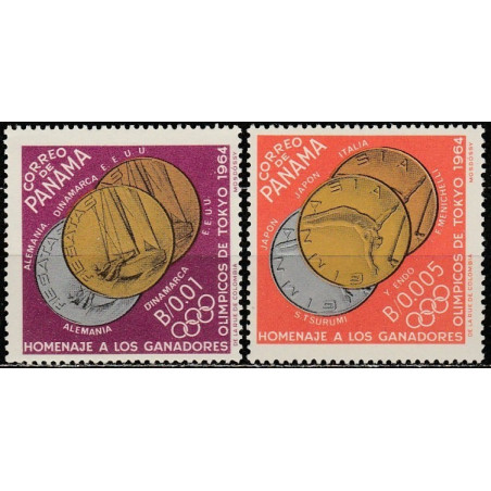 Panamos pašto ženklai (1965). Tokijo vasaros olimpinės žaidynės