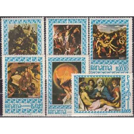 Panamos pašto ženklai (1967). Religiniai paveikslai