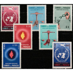 Paraguay stamps (1960) for sale. Human rights declaration
