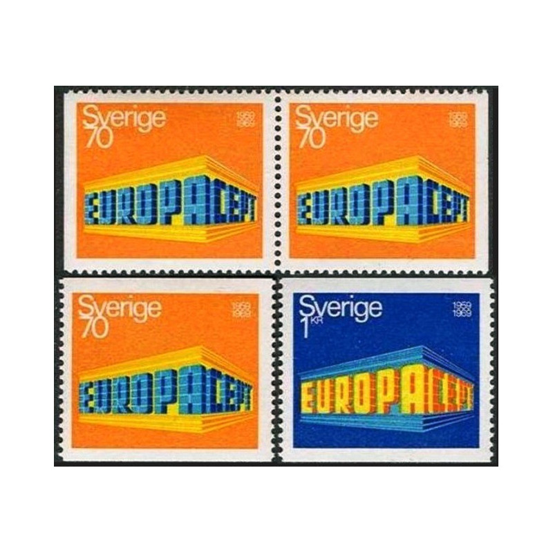 Sweden 1969 - Europa Stamps for sale‎