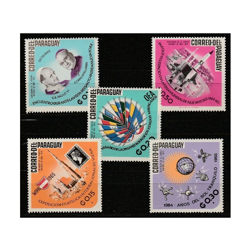 Paragvajaus pašto ženklai (1966). Istoriniai įvykiai