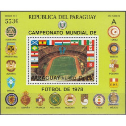 Paragvajaus pašto ženklai (1979). FIFA Pasaulio taurės