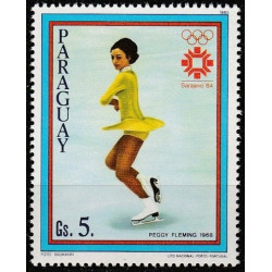 Paragvajaus pašto ženklai (1983). Sarajevo žiemos olimpinės žaidynės