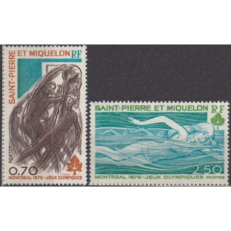 Saint-Pierre and Miquelon 1976. Summer Olympic Games Montreal