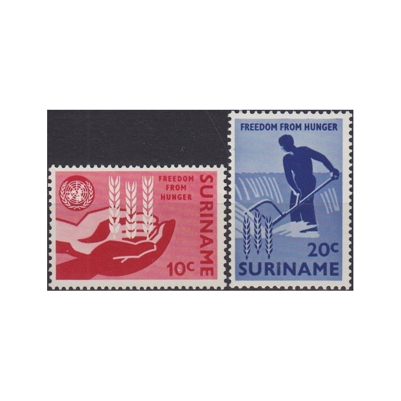 Surinamo pašto ženklai (1963). Kampanija prieš badą